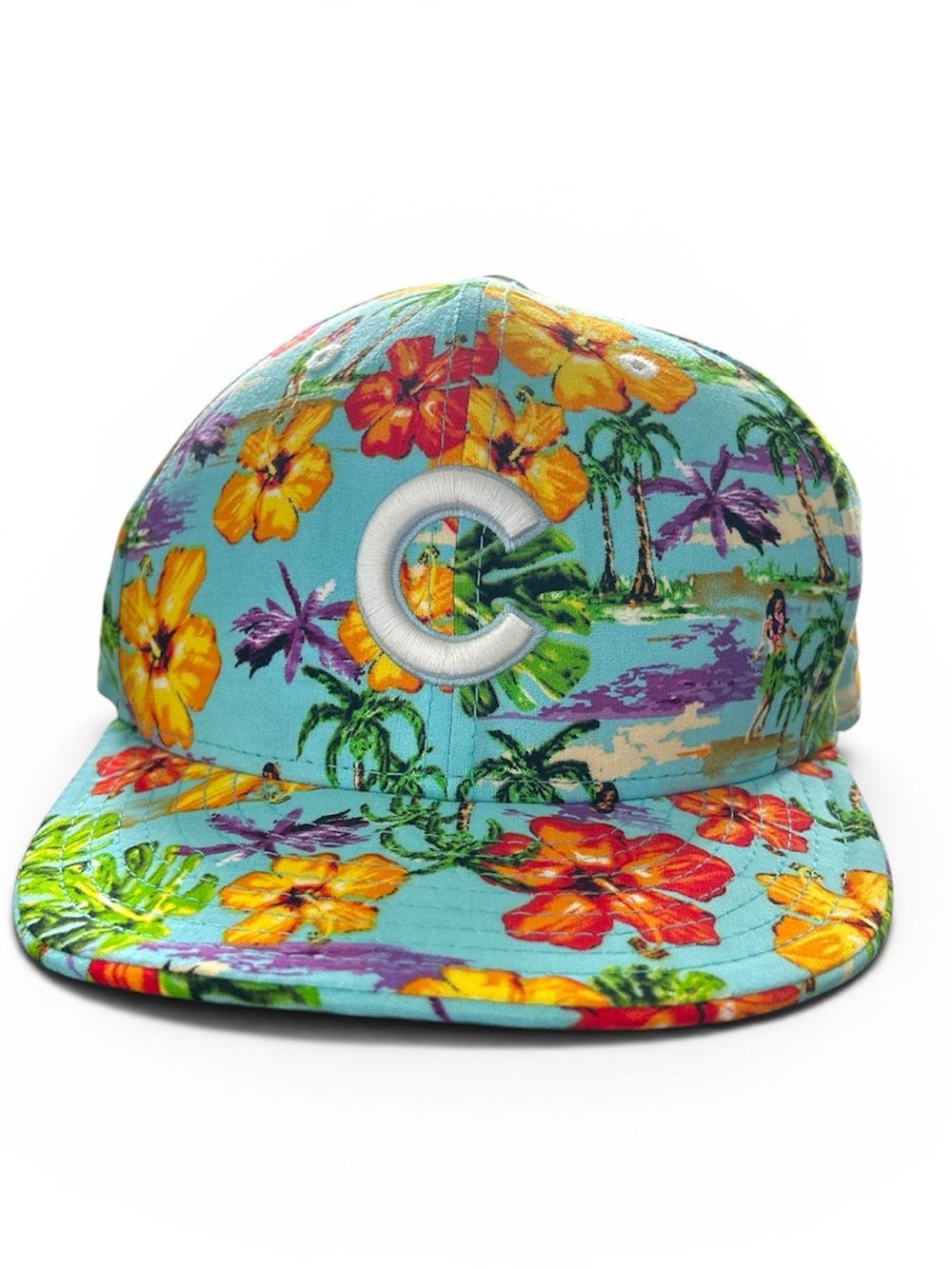 New Era MLB Chicago Cubs Hawaiian Tropical Baseball Hat